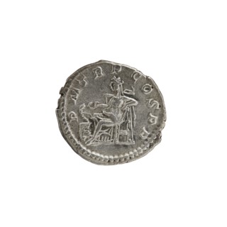 Denarius, Alexander Severus Roman emperor, 222–235 — iconography: Salus personification. Obverse: