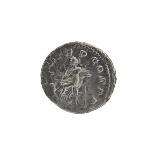 Denarius; personifications; Alexander Severus Roman emperor, 222–235 — iconography: Salus. Obverse: