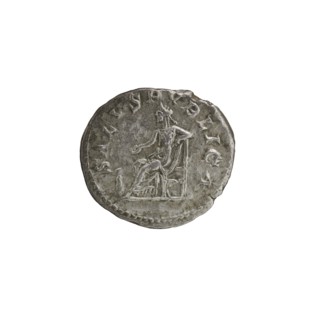 Denarius, Alexander Severus 208–235; Roman emperor 222–235. Obverse: IMPCMAVRSEVALEXANDAVG — Bust