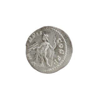Denarius, Roman deities, Alexander Severus Roman emperor; 222–235 — iconography: Jupiter. Obv.: