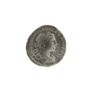 Denarius, personifications, Alexander Severus Roman emperor; 222–235 — iconography: Salus. Obverse: