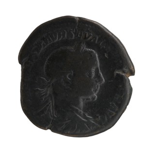 Sestertius, personifications, Alexander Severus Roman Emperor; 222–235 — iconography: Providentia.