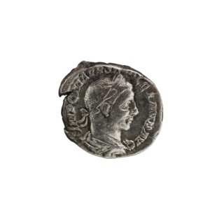 Denarius; personifications; Alexander Severus Roman emperor, 222–235 — iconography: Fides Fidelity,