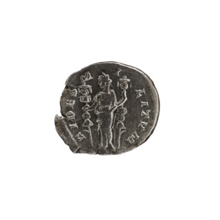 Denarius, personifications. Alexander Severus Roman emperor; 222–235 — iconography: Fides Fidelity,