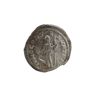 Denarius depicting Julia Mamaea ca. 180–235; Augusta 222–235 and Alexander Severus 208–235; Roman