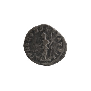 Denarius depicting Julia Mamaea ca. 180–235; Augusta 222–235 and Alexander Severus 208–235; Roman