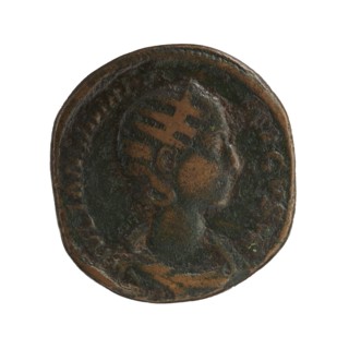 Sestertius, Julia Mamaea ca. 180–235 and Alexander Severus 208–235; Roman emperor 222–235 issuer,