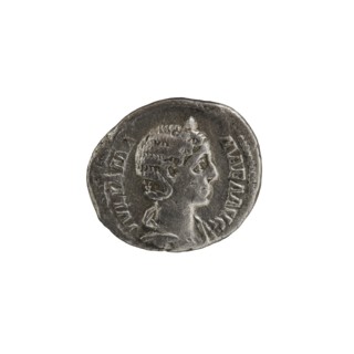 Denarius, Alexander Severus 208–235; Roman emperor 222–235, issuer; Julia Mamaea c. 180–235;