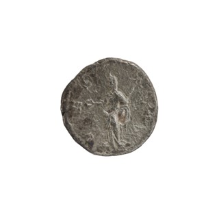 Denarius depicting Julia Mamaea ca. 180–235; Augusta 222–235 and Alexander Severus 208–235; Roman