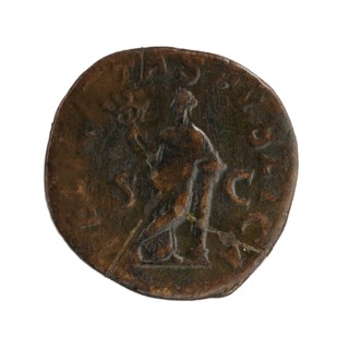 Sestertius, Julia Mamaea ca. 180–235; Augustus 222–235 and Alexander Severus 208–235; Roman emperor