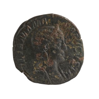 Sestertius, Julia Mamaea ca. 180–235; Augustus 222–235 co-creator; Alexander Severus 208–235; Roman