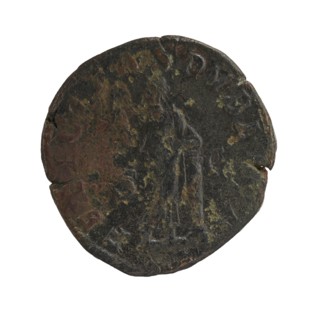 Sestertius of Julia Mamaea ca. 180–235 and Alexander Severus 208–235; Roman emperor 222–235,