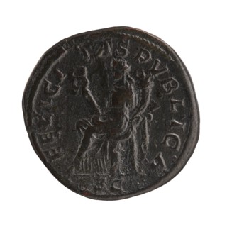sestertius; issuer: Alexander Severus 208–235, Roman emperor 222–235; co-creator: Julia Mamaea ca.