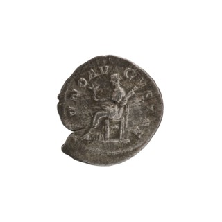 Denarius depicting Julia Mamaea ca. 180–235; Augusta 222–235 and Alexander Severus 208–235; Roman