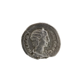 Denarius, Julia Mamaea ca. 180–235; Augusta 222–235, co-creator; Alexander Severus 208–235; Roman