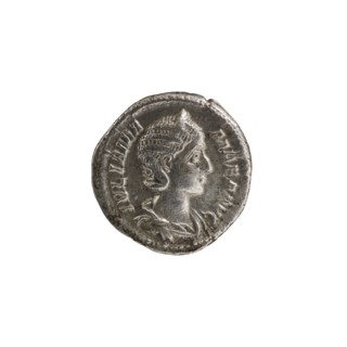 Denarius, Julia Mamaea ca. 180–235; Augusta 222–235 co-creator; Alexander Severus 208–235; Roman