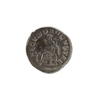 Denarius depicting Julia Mamaea ca. 180–235; Augusta 222–235 and Alexander Severus 208–235; Roman