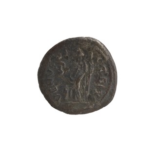 Denarius depicting Julia Mamaea ca. 180–235; Augusta 222–235 and Alexander Severus 208–235; Roman