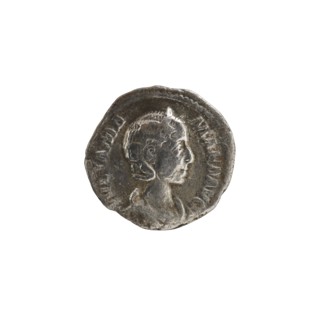 Denarius, obverse: Julia Mamaea ca. 180–235; Augusta 222–235; reverse: Alexander Severus 208–235;