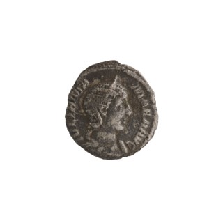 Denarius, Julia Mamaea ca. 180–235; Augusta 222–235 co-creator, Alexander Severus 208–235; Roman