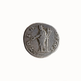 Denarius, Hadrian 76–138; Roman emperor 117–138 issued under Antoninus Pius 86–161; Roman emperor