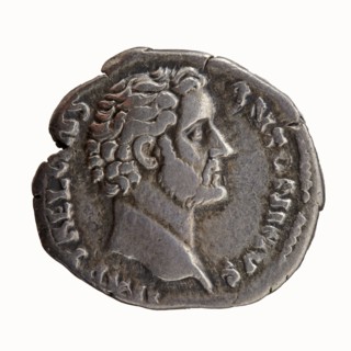 Denarius, Hadrian 76–138; Roman emperor 117–138 issuer, Antoninus Pius 86–161; Roman emperor