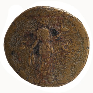 Sestertius, Antoninus Pius 86–161; Roman Emperor 138–161. Aw: head of Antoninus Pius in a laurel
