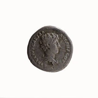 Denarius, Antoninus Pius 86–161; Roman emperor 138–161 issuer Marcus Aurelius 121–180; Roman