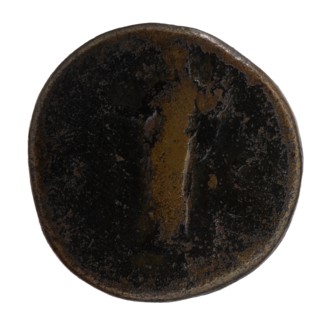 Sestertius, Faustina the Elder 98–141; Roman empress 138–141 posthumously, issued by Antoninus Pius