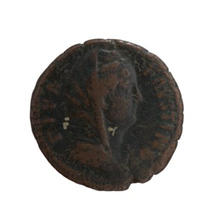 Dupondius/as; Faustina the Elder 98–141; Roman empress 138–141 posthumous; issuer: Antoninus Pius