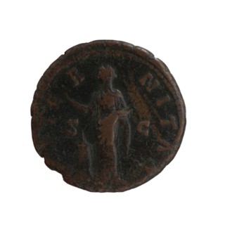 Dupondius/as; Faustina the Elder 98–141; Roman empress 138–141 posthumous; Antoninus Pius 86–161;