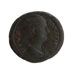 Dupondius/as, Faustina the Elder 98–141; Roman empress 138–141 posthumously, Antoninus Pius 86–161;