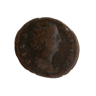 as/dupondius, Faustina the Elder 98–141; Roman empress 138–141 posthumously, Antoninus Pius 86–161;