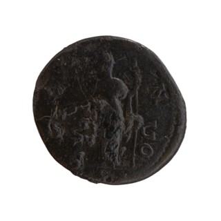 Dupondius/as; Faustina the Elder 98–141, Roman empress 138–141 posthumous; Antoninus Pius 86–161,