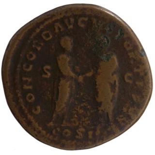 sestertius forgery, Marcus Aurelius 121–180; Roman emperor 161–180 issuer: Marcus Aurelius, Lucius