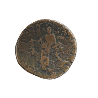 Sestertius, issued by Lucilla 149–182; Roman empress 164–169 and Lucius Verus 130–169; Roman