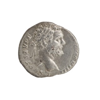 Denarius, Septimius Severus 146–211; Roman emperor 193–211 issuer. Obverse: Head of Septimius