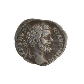 Denarius, Septimius Severus 146–211; Roman Emperor 193–211 issuer/author. Obverse: Head of