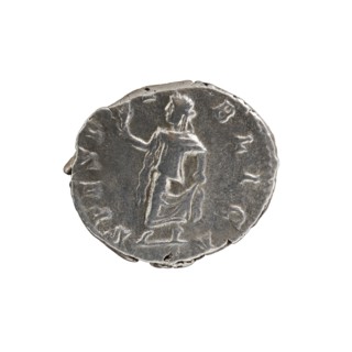 Denarius, Septimius Severus 146–211; Roman emperor 193–211 and Caracalla 188–217; Roman emperor