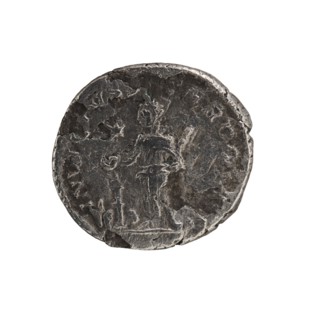 Denarius, Elagabalus 204–222; Roman emperor 218–222. Obv.: IMP ANTONINVS PIVS AVG — Bust of