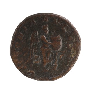 Sestertius; Roman deities; Victoria; Alexander Severus Roman emperor, 222–235 — iconography;