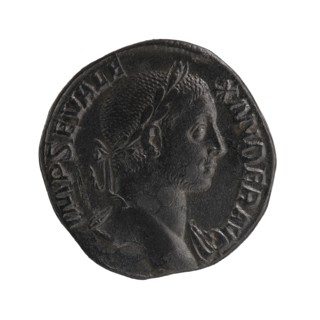 Sestertius; Sol mythology; Alexander Severus Roman emperor, 222–235 — iconography, Roman deities;