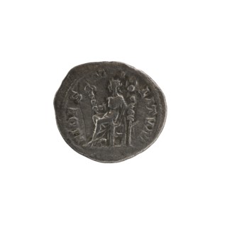 Denarius; personification: Fides Fidelity; Alexander Severus Roman emperor, 222–235 — iconography,