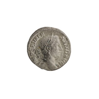 denarius; obverse: Jupiter; Alexander Severus Roman emperor, 222–235; iconography: Roman deities;