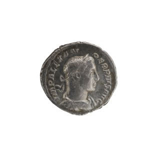 Denarius of Alexander Severus Roman emperor, 222–235 CE, issuer: Alexander Severus. Obverse