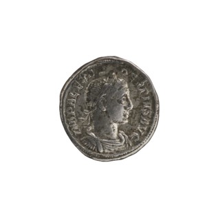 Denarius of Alexander Severus Roman emperor 222–235 CE, featuring Alexander Severus issuer and
