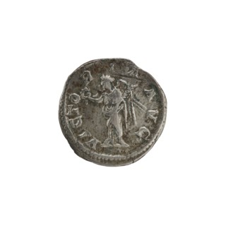 Denarius of Alexander Severus reigned 222–235 CE. Obverse: portrait of Alexander Severus;
