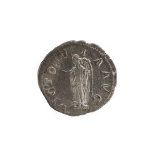 Denarius of Alexander Severus 208–235; Roman emperor 222–235. Obverse: issuer Alexander Severus