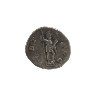 Denarius of Alexander Severus Roman emperor 222–235. Obverse: laureate/diademed bust of Alexander