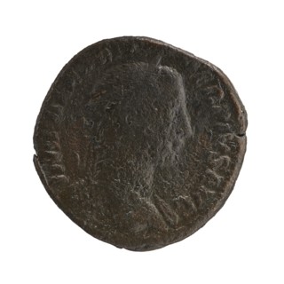 Sestertius; personifications; Alexander Severus Roman emperor, 222–235 — iconography: Annona